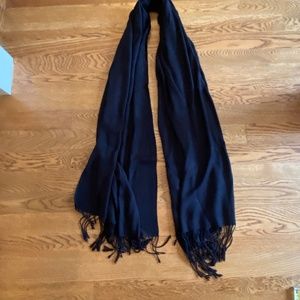 Black long scarf